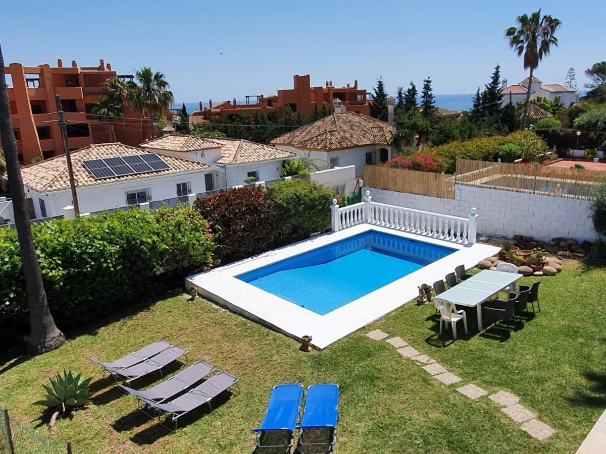 Beautiful 5 Bedroom Villa, Sea Views, Private Pool, Estepona Newly Refurbished Dış mekan fotoğraf
